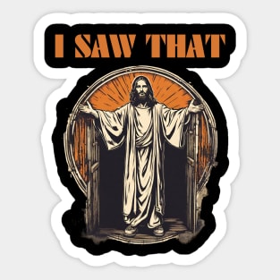 Jesus-meme Sticker